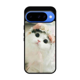 White Cat Google Pixel 10 Case QC5735