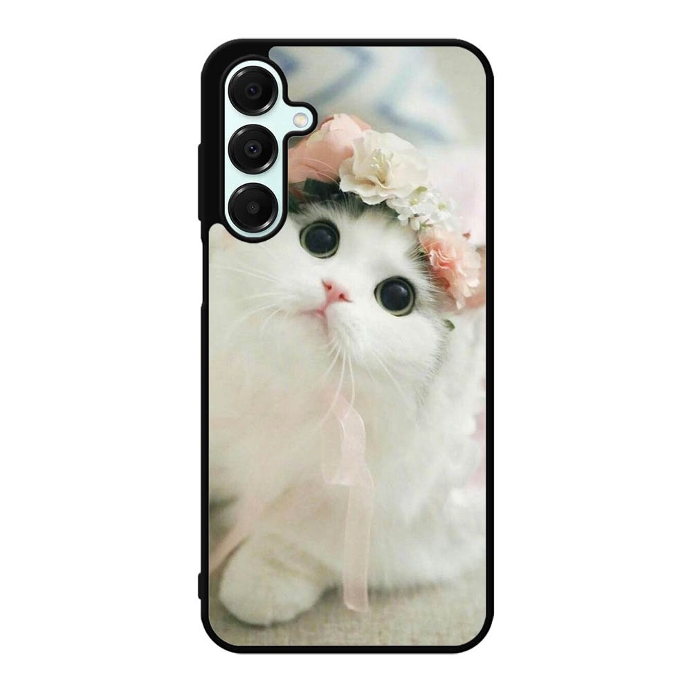 White Cat Samsung Galaxy A16 Case OV5735
