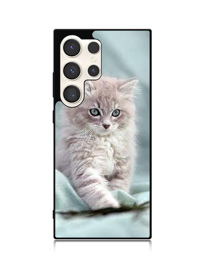 Grey Kitten Samsung Galaxy S25 Ultra 5G Case QC5901