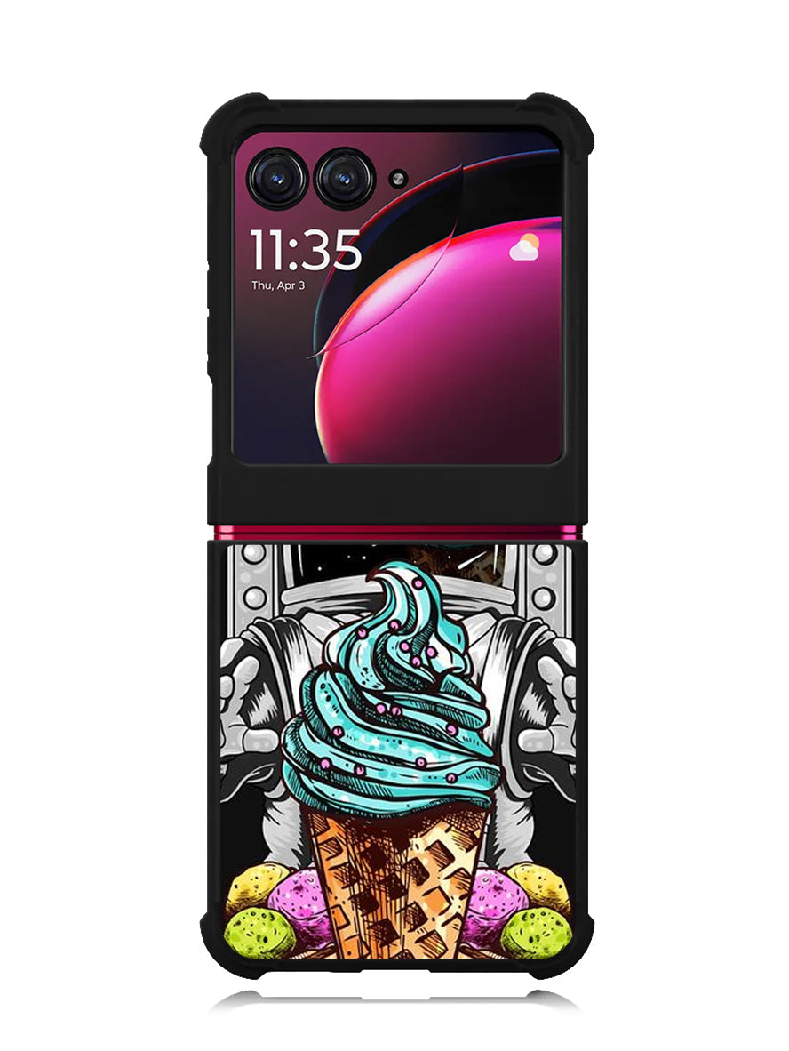 Funny Astronaut Ice Cream Motorola Moto Razr Plus 2023 , Moto Razr+ 2023 Case OV5916