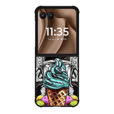 Funny Astronaut Ice Cream Motorola Moto RAZR Plus 2025 Case OV5916
