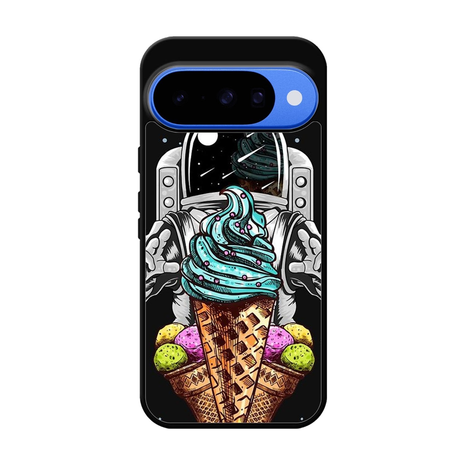 Funny Astronaut Ice Cream Google Pixel 10 Case QC5916