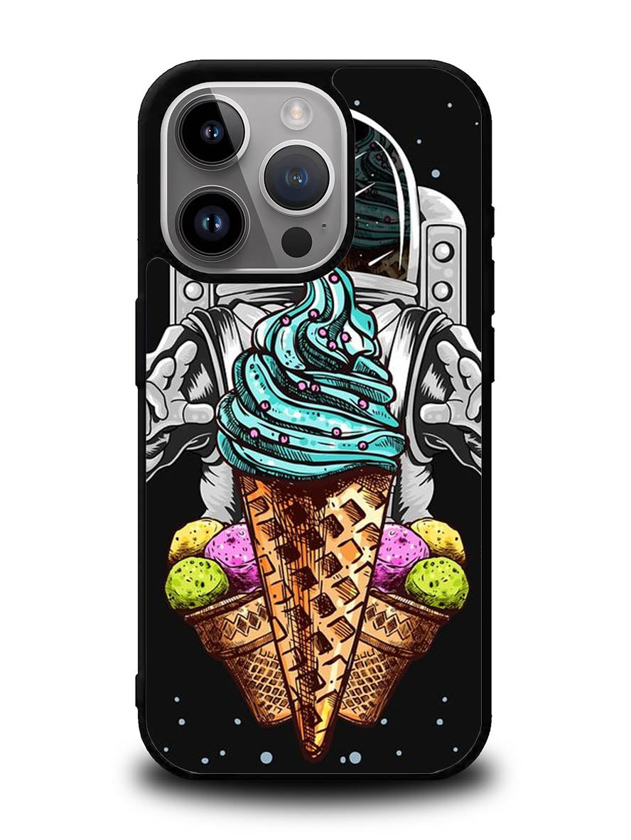 Funny Astronaut Ice Cream iPhone 14 Pro Max Case QC5916