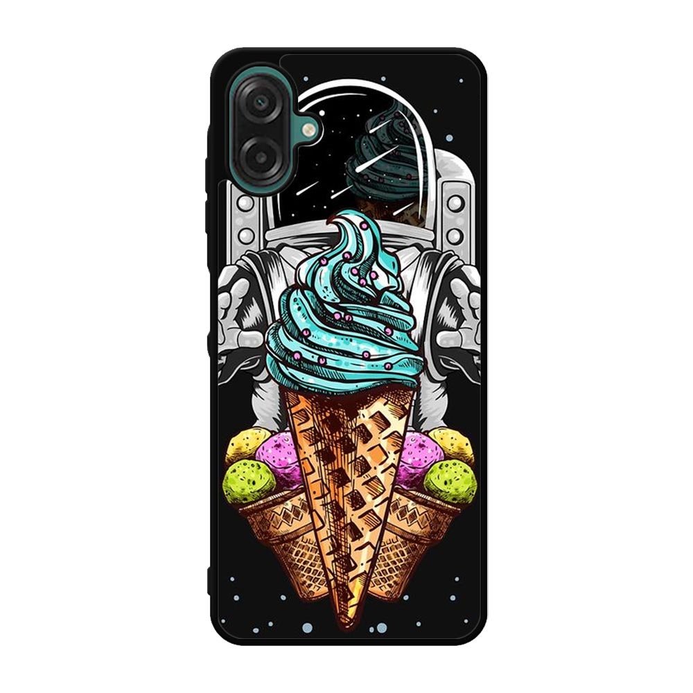 Funny Astronaut Ice Cream Samsung Galaxy A07 Case QC5916