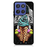 Funny Astronaut Ice Cream Motorola Moto G Stylus 5G 2025 Case OV5916