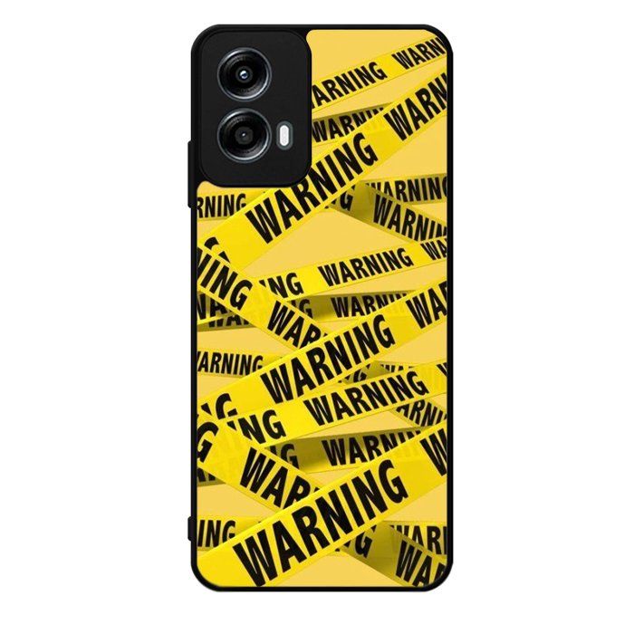 Warning Motorola Moto G Play 2024 Case OV6138