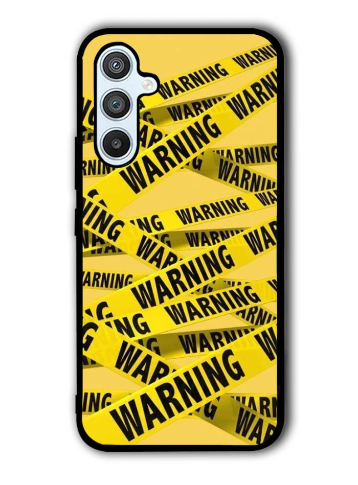 Warning Samsung Galaxy A54 5G Case OV6138