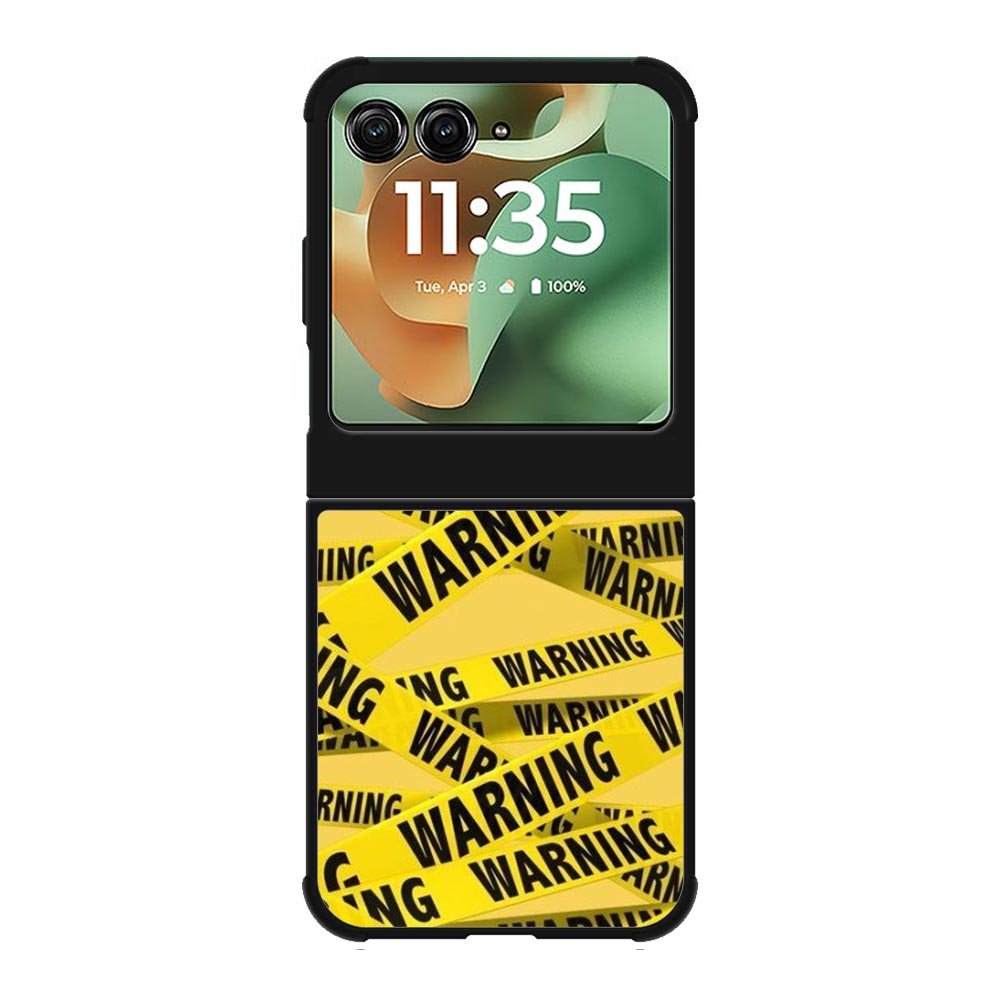 Warning Motorola Moto RAZR 2025 Case OV6138