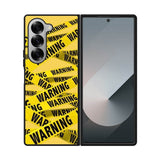 Warning Samsung Galaxy Z Fold 7 5G Case OV6138