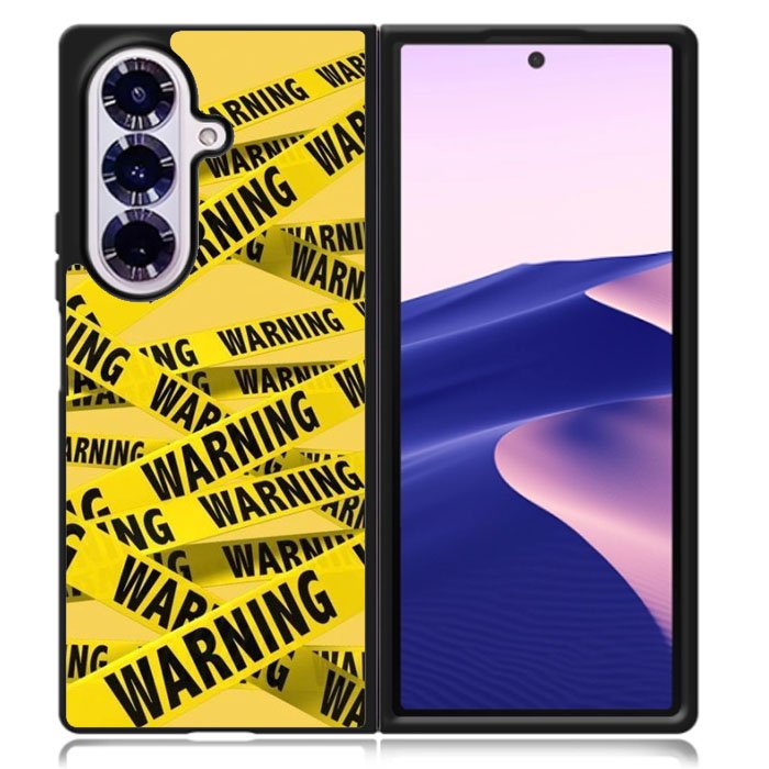 Warning Samsung Galaxy Z Fold 7 Case OV6138