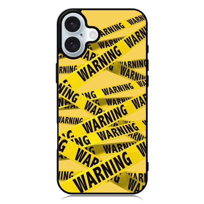 Warning iPhone 16 Plus Case QC6138