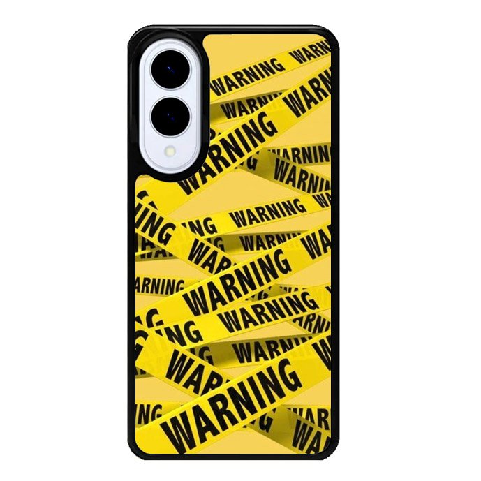 Warning Samsung Galaxy S25 Edge 5G Case OV6138