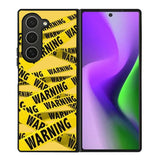 Warning Samsung Galaxy Z Fold 6 5G 2024 Case OV6138
