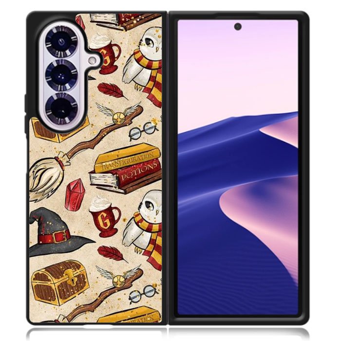 Harry Potter Background Samsung Galaxy Z Fold 7 Case OV5895