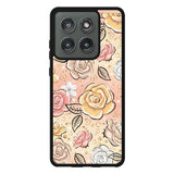 Gold Glitter Flowers Motorola Moto Edge 2025 Case QC5906