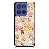 Gold Glitter Flowers Motorola Moto G Stylus 5G 2025 Case OV5906