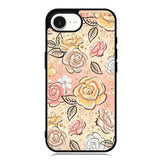 Gold Glitter Flowers iPhone 16e Case OV5906