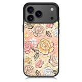 Gold Glitter Flowers Samsung Galaxy S26 Case OV5906
