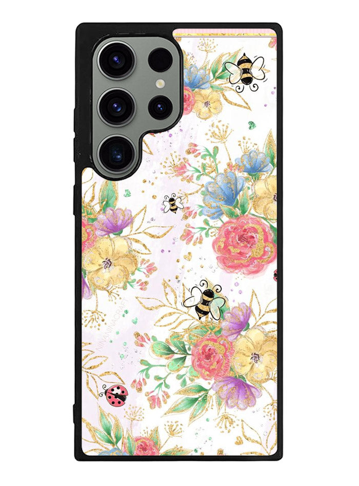 Bee Spring Flowers Samsung Galaxy S23 Ultra 5G Case