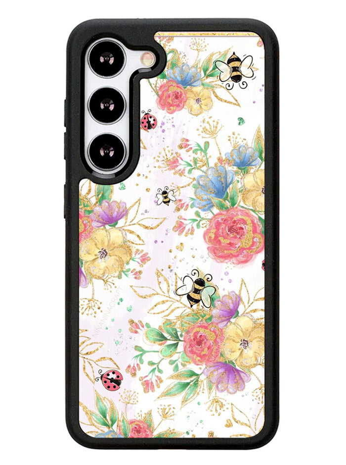Bee Spring Flowers Samsung Galaxy S23 5G Case