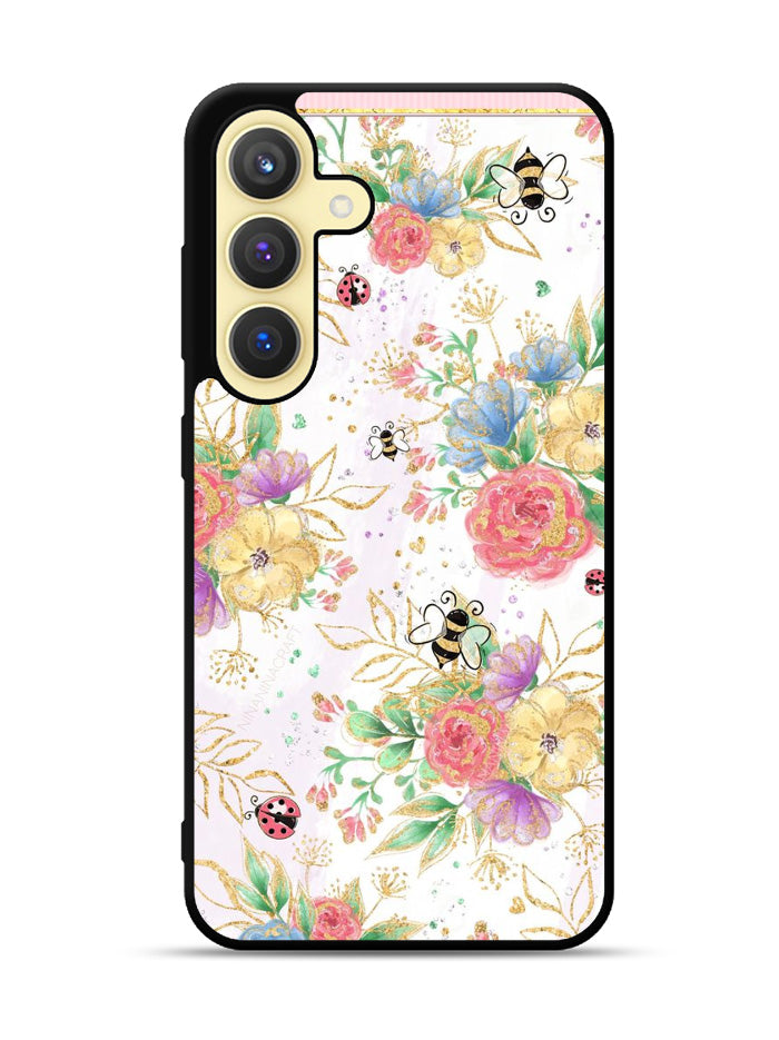 Bee Spring Flowers Samsung Galaxy S25 Plus 5G , Samsung Galaxy S25+ 5G Case
