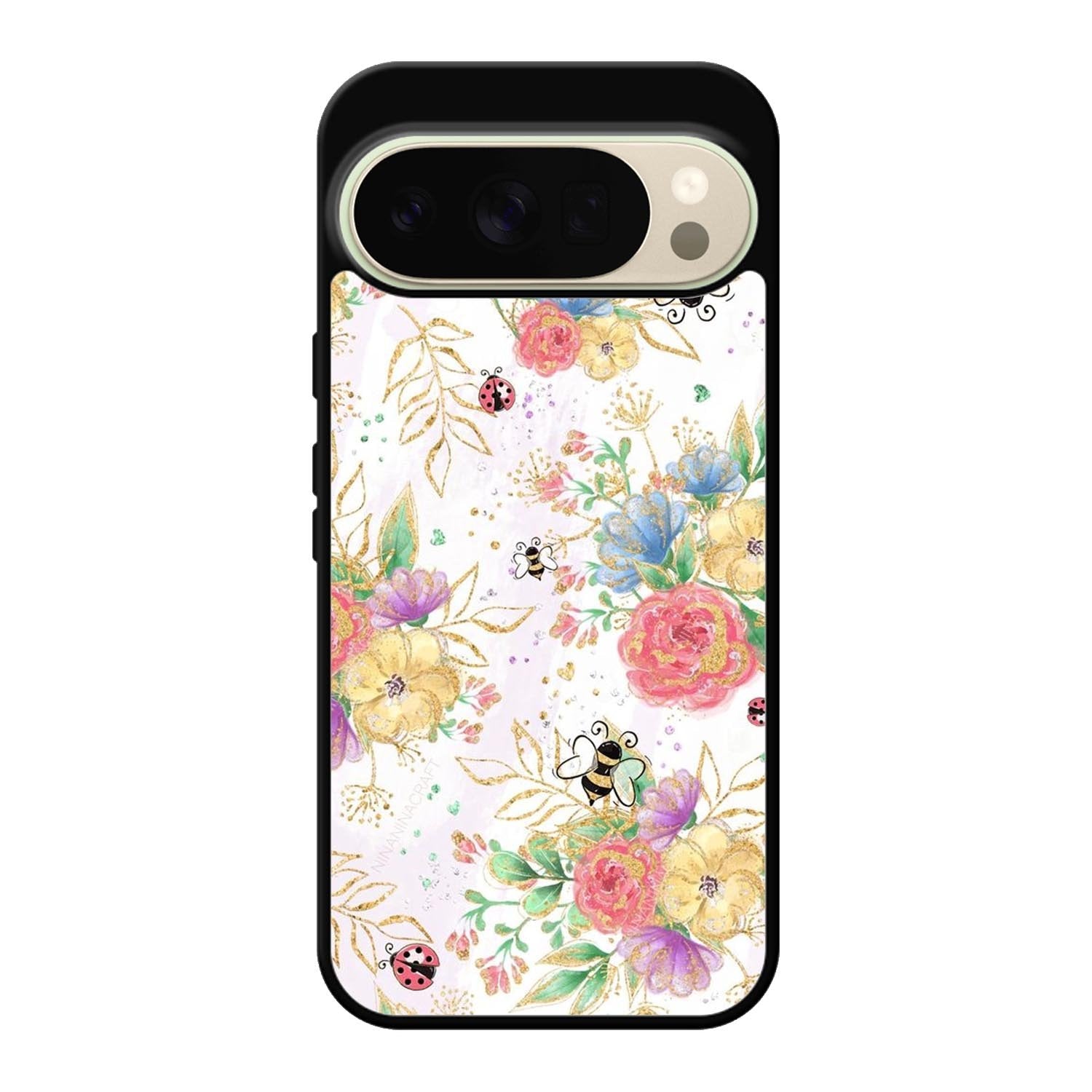 Bee Spring Flowers Google Pixel 10 Pro Case