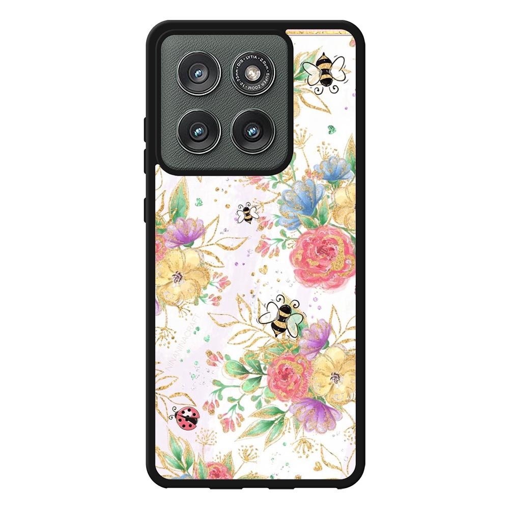 Bee Spring Flowers Motorola Moto Edge 2025 Case