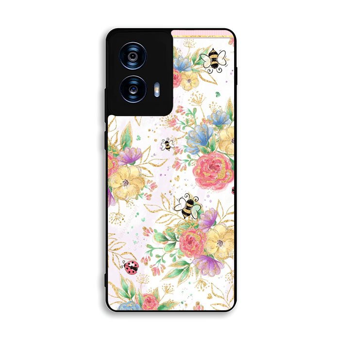 Bee Spring Flowers Motorola Moto G Power 5G 2024 Case OV8094