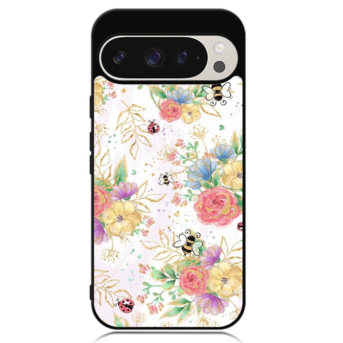 Bee Spring Flowers Google Pixel 9 Pro XL Case