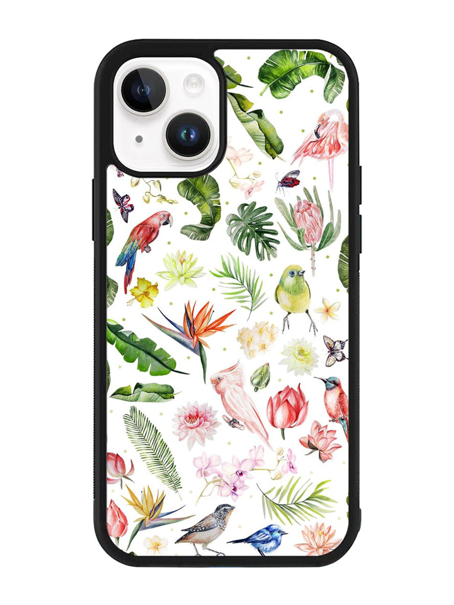 Bird Flowers iPhone 14 Case QC5979
