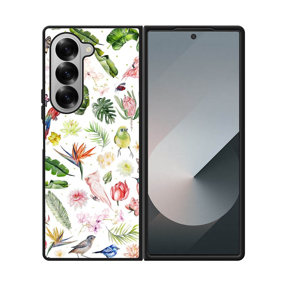 Bird Flowers Samsung Galaxy Z Fold 7 5G Case QC5979