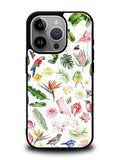 Bird Flowers iPhone 16 Pro Case OV5979