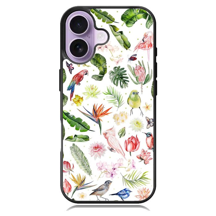 Bird Flowers iPhone 17 Case OV5979