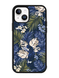 Tropical Navy iPhone 14 Plus Case QC5740