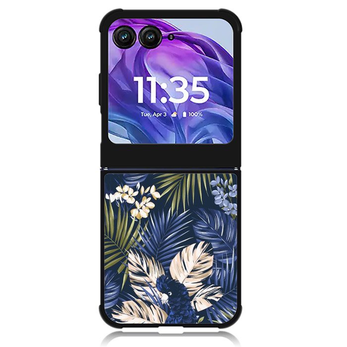 Tropical Navy Motorola Moto Razr Plus 2024 , Moto Razr+ 2024 Case OV5740