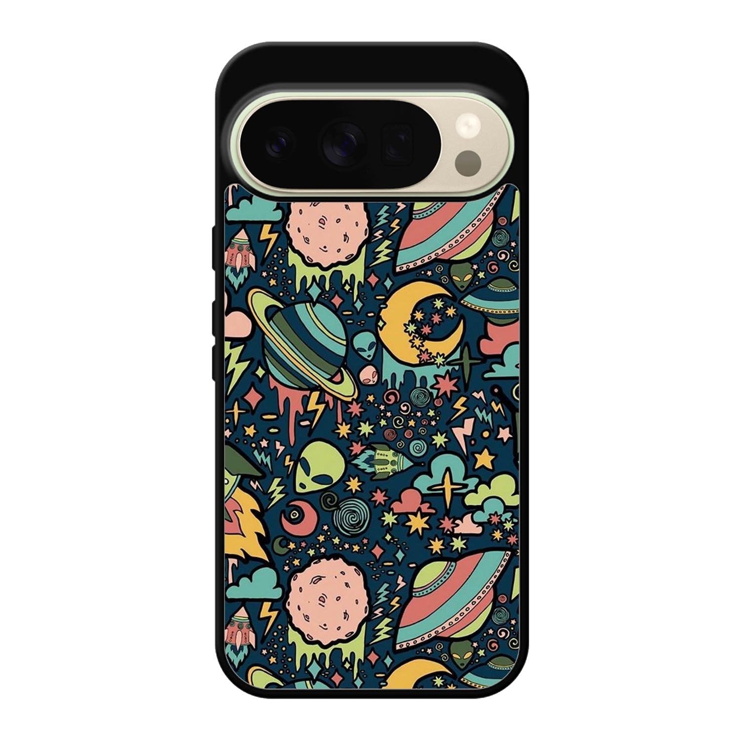 aliens rockets space Google Pixel 10 Pro Case OV5999