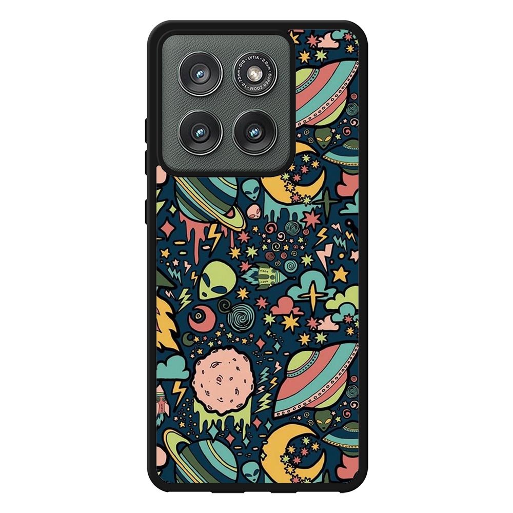 aliens rockets space Motorola Moto Edge 2025 Case OV5999