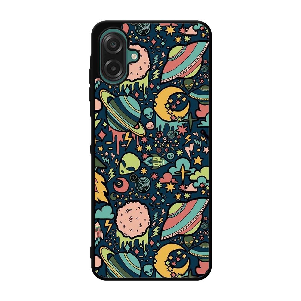 aliens rockets space Samsung Galaxy A07 Case OV5999