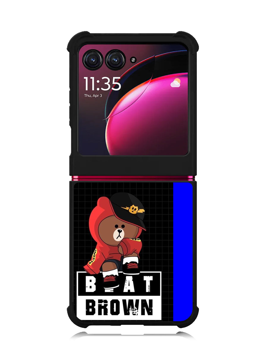 Beat Brown Motorola Moto Razr Plus 2023 , Moto Razr+ 2023 Case OV6032