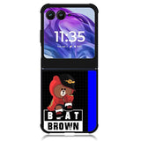 Beat Brown Motorola Moto Razr Plus 2024 , Moto Razr+ 2024 Case OV6032