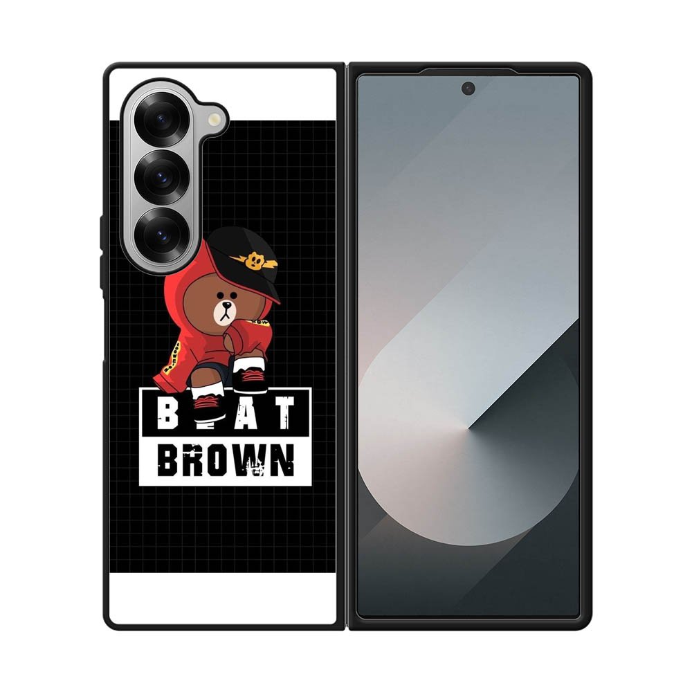 Beat Brown Samsung Galaxy Z Fold 7 5G Case QC6032