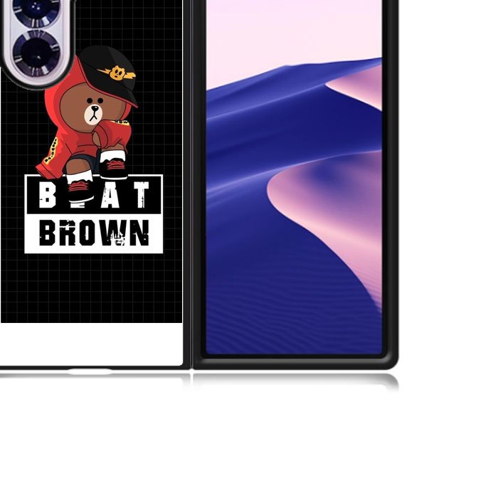Beat Brown Samsung Galaxy Z Fold 7 Case OV6032