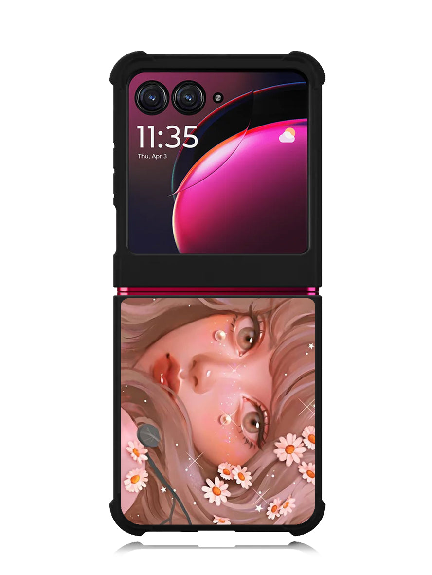 Girl Pink Motorola Moto Razr Plus 2023 , Moto Razr+ 2023 Case OV6072