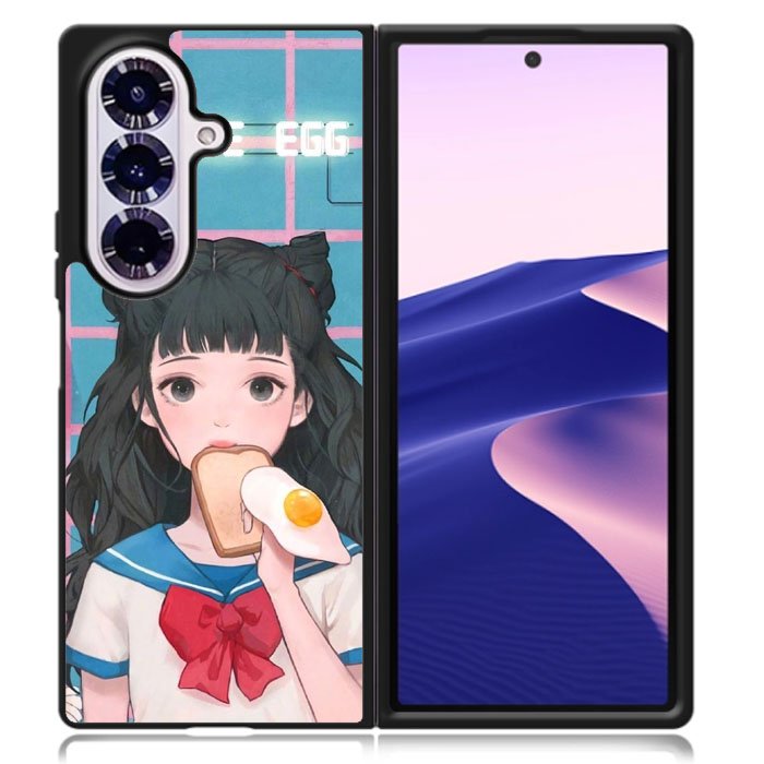 Girl I LOVE EGG Samsung Galaxy Z Fold 7 Case OV6073