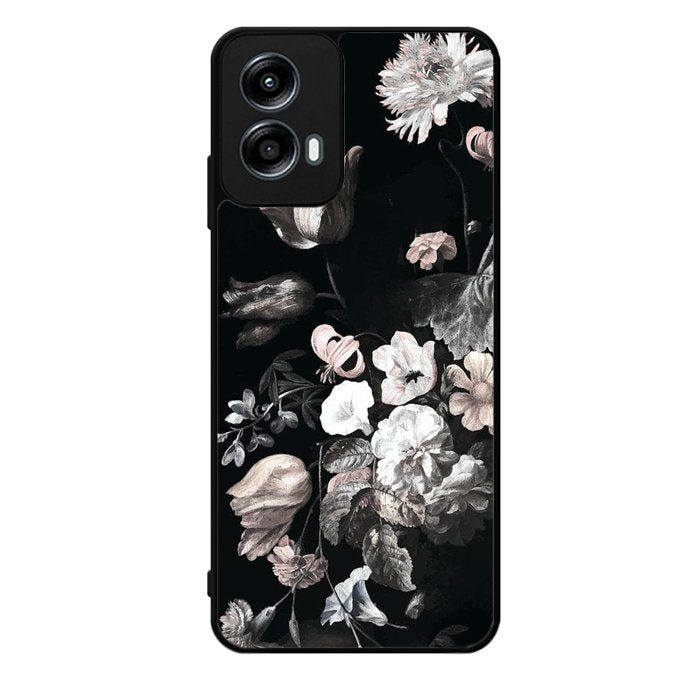 Dark Floral Mural Motorola Moto G Play 2024 Case OV6010