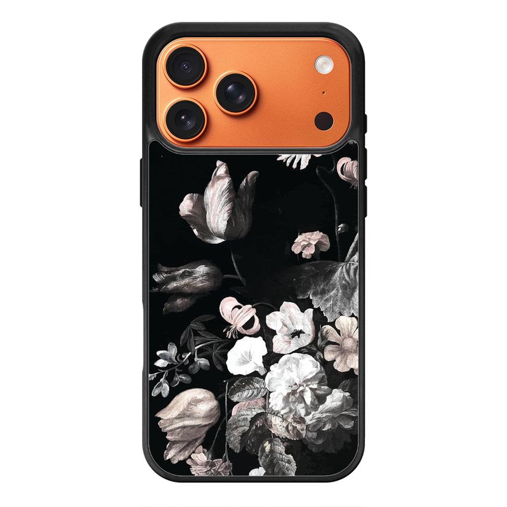 Dark Floral Mural iPhone 17 Pro Case OV6010