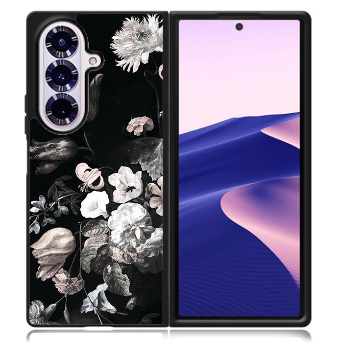 Dark Floral Mural Samsung Galaxy Z Fold 7 Case OV6010