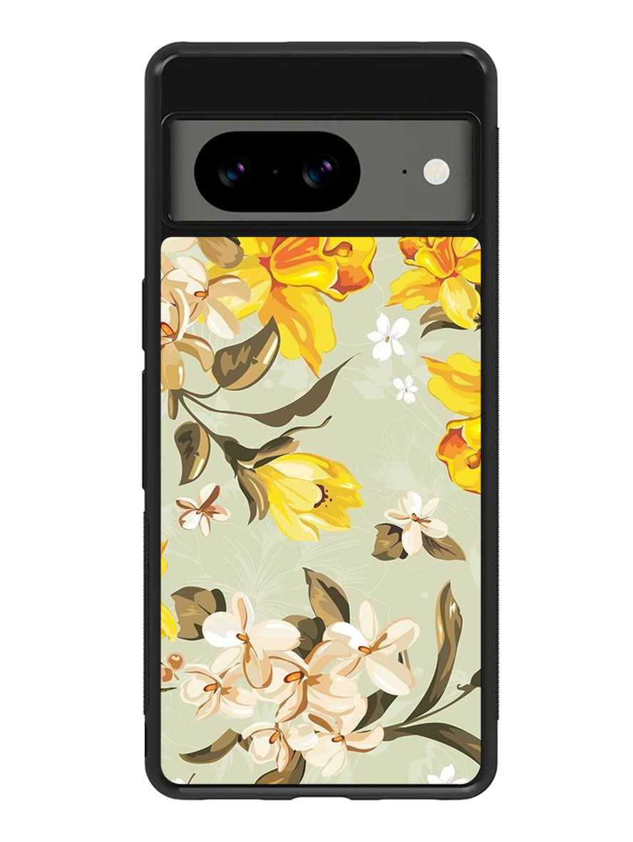 Vintage floral Google Pixel 8A Case QC6044