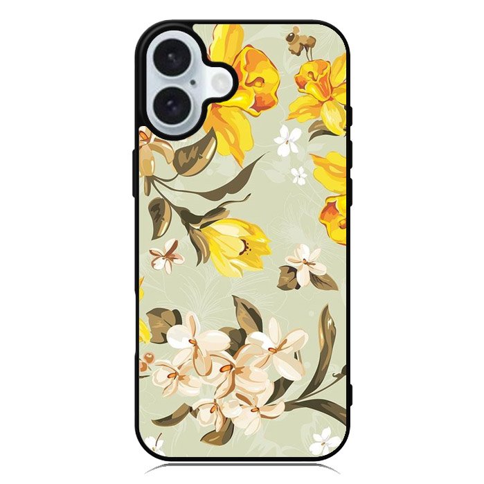Vintage floral iPhone 16 Case QC6044