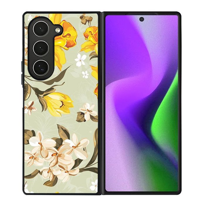 Vintage floral Samsung Galaxy Z Fold 6 5G 2024 Case OV6044